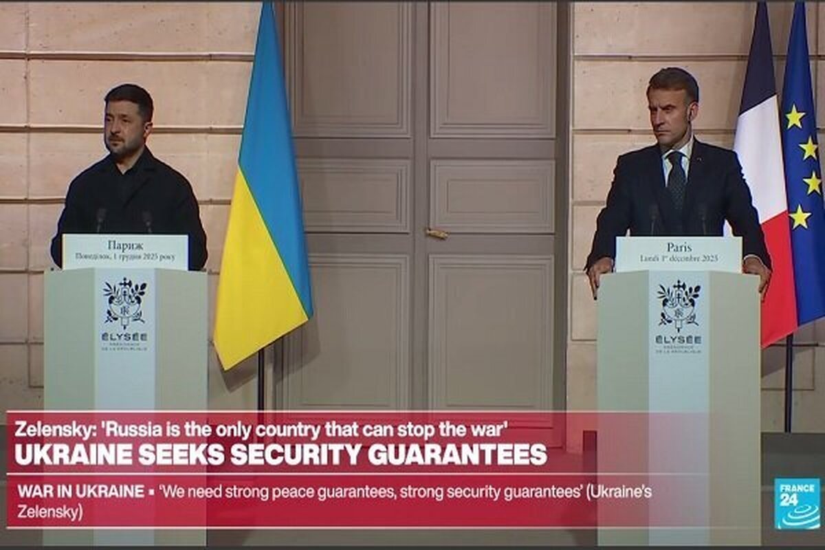 ماکرون: اروپا باید در مذاکرات امنیتی اوکراین مشارکت داشته باشد