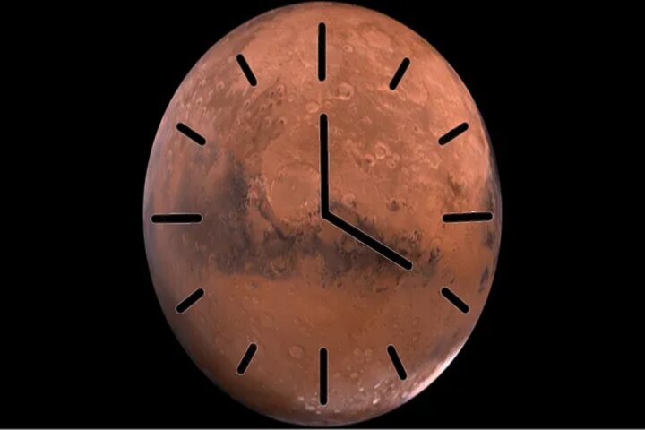 در مریخ زمان سریع‌تر از زمین می‌گذرد