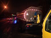 تصادف زنجیره‌ای ۱۶ خودرو در بزرگراه امام علی (ع) تهران