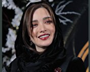 ببینید| خوش و بش بهنوش طباطبایی با علیرضا قربانی در جشن حافظ