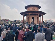 گیلانیان «ناصر مسعودی» را بدرقه کردند/بلبل گیلان در جوار سردار جنگل آرام گرفت